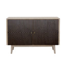 Ixora Mid-Century Modern 2-Door Accent Cabinet by Relani Family Furniture