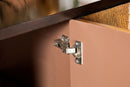 The Calandra Sunburst Parquet Storage Cabinet by Relani Family Furniture