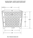 August Trellis Pattern Accent Cabinet by Clayson Design