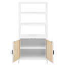 The Driftshore Cane Accent Cabinet by Relani Family Furniture