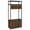 Quincy Rustic Entryway Hall Tree with Storage by Relani Family Furniture