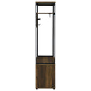 Quincy Rustic Entryway Hall Tree with Storage by Relani Family Furniture