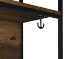 Quincy Rustic Entryway Hall Tree with Storage by Relani Family Furniture