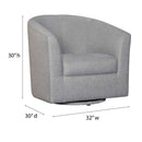 The Radley Modern Swivel Chair by Clayson Design