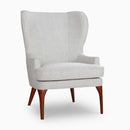 The Wells Modern Wingback Chair by Clayson Design
