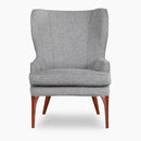 The Wells Modern Wingback Chair by Clayson Design
