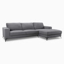 The Carson Slate Right-Facing Sectional by Clayson Design