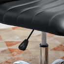 Louise Armless Mid Back Vinyl Office Chair