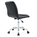 Louise Armless Mid Back Vinyl Office Chair
