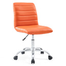 Louise Armless Mid Back Vinyl Office Chair