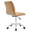 Louise Armless Mid Back Vinyl Office Chair