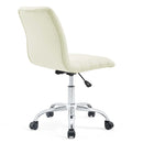 Louise Armless Mid Back Vinyl Office Chair