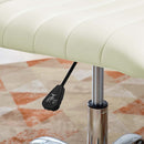 Louise Armless Mid Back Vinyl Office Chair