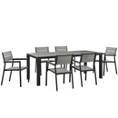 Drake 7 Piece Outdoor Patio Dining Set