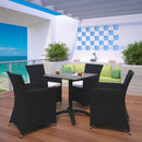 Jaiden 5 Piece Outdoor Patio Dining Set