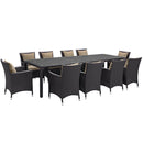 Xavier 11 Piece Outdoor Patio Dining Set