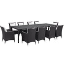 Xavier 11 Piece Outdoor Patio Dining Set
