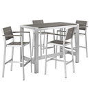 Aviana 5 Piece Outdoor Patio Aluminum Dining Set