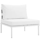 Aden Armless Outdoor Patio Aluminum Chair