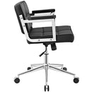 Elliana Mid Back Upholstered Vinyl Office Chair
