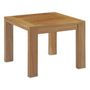 Arleth Outdoor Patio Wood Side Table