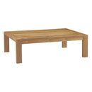 Arleth Outdoor Patio Wood Coffee Table
