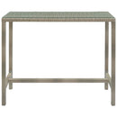 Maisie Outdoor Patio Wicker Rattan Large Bar Table