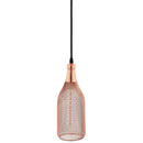 Kingsley Bottle-Shaped Rose Gold Pendant Light