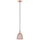 Kingsley Bell-Shaped Rose Gold Pendant Light