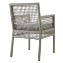 Sean Outdoor Patio Wicker Rattan Dining Armchair