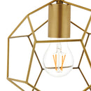 Ryder Gold Metal Ceiling Fixture