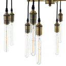 Melvin Antique Brass Ceiling Light Pendant Chandelier