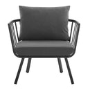 Howard Outdoor Patio Aluminum Armchair