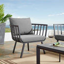 Howard Outdoor Patio Aluminum Armchair