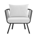 Howard Outdoor Patio Aluminum Armchair