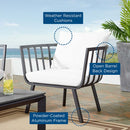 Howard Outdoor Patio Aluminum Armchair