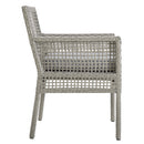 Sean Dining Armchair Outdoor Patio Wicker Rattan Set of 4