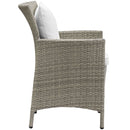 Maisie 5 Piece Outdoor Patio Wicker Rattan Dining Set