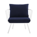 Howard Outdoor Patio Aluminum Armchair Set of 2