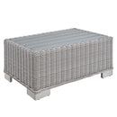 Santiago 32" Outdoor Patio Wicker Rattan Coffee Table