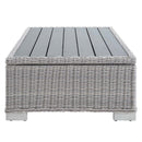 Santiago 45" Outdoor Patio Wicker Rattan Coffee Table