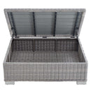 Santiago 45" Outdoor Patio Wicker Rattan Coffee Table