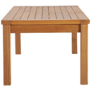Arleth Outdoor Patio Teak Wood Coffee Table