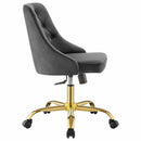 Jude Tufted Swivel Performance Velvet Office Chair