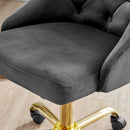 Jude Tufted Swivel Performance Velvet Office Chair