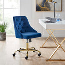 Jude Tufted Swivel Performance Velvet Office Chair