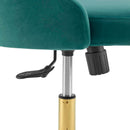 Jude Tufted Swivel Performance Velvet Office Chair