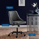 Vincent Swivel Vegan Leather Office Chair