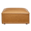 Rhea Vegan Leather Ottoman