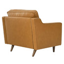 Lillie Genuine Leather Armchair